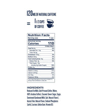 Load image into Gallery viewer, La Colombe Caramel Draft Latte Nutrition