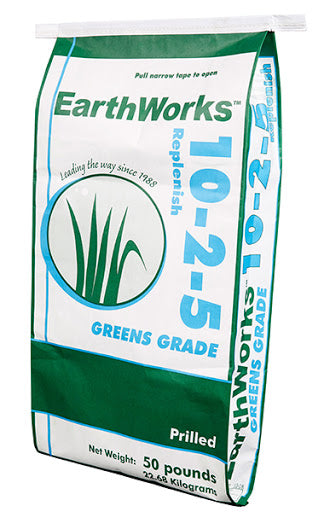 Earthworks Replenish Fertilizer 10-2-5 Greens Grade