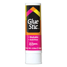 Load image into Gallery viewer, Avery® Permanent Glue Stic, 0.26 oz, Applies White, Dries Clear