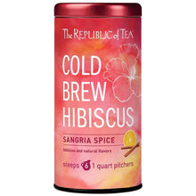 Load image into Gallery viewer, Republic of Tea Hibiscus Sangria Spice Herbal Iced Tea