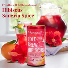 Load image into Gallery viewer, Republic of Tea Hibiscus Sangria Spice Herbal Iced Tea refreshment