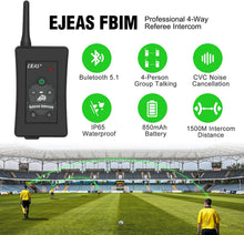 Load image into Gallery viewer, EJEAS FBIM Professional Referee Bluetooth Intercom