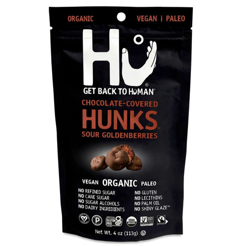 Hu Kitchen,Chocolate-Covered  Hunks, Sour Goldenberries 4 oz