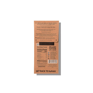 Hu Kitchen Milk Chocolate Cashew Butter bar 2.1 oz back