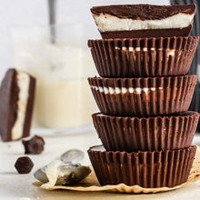 Load image into Gallery viewer, Hu Kitchen, Organic Dark Chocolate Gems, SNACKING &amp; BAKING DARK CHOCOLATE dessert cups