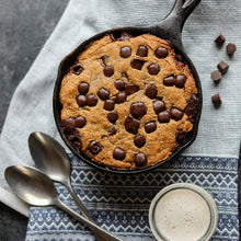 Load image into Gallery viewer, Hu Kitchen, Organic Dark Chocolate Gems, SNACKING &amp; BAKING DARK CHOCOLATE chip baked muffin