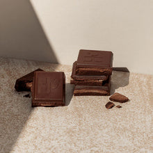 Load image into Gallery viewer, Hu Kitchen Paleo Dark Chocolate Almond Butter Puffed Quinoa bar closeup 2