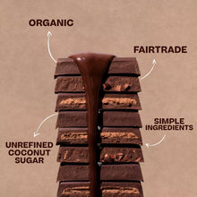 Load image into Gallery viewer, Hu Kitchen Paleo Dark Chocolate Almond Crunch bar 2.1 oz stacked