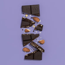 Load image into Gallery viewer, Hu Kitchen Paleo Dark Chocolate Almond Crunch bar 2.1 oz pieces