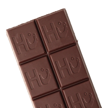 Load image into Gallery viewer, Hu Kitchen Paleo Salty Dark Chocolate bar 2.1 oz open