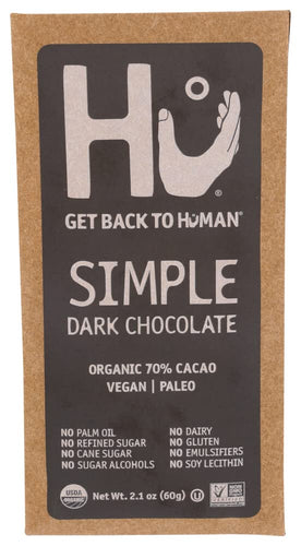 Hu Kitchen Paleo Simple Dark Chocolate  bar 2.1 oz 