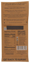Load image into Gallery viewer, Hu Kitchen Simple Milk Chocolate bar 2.1 oz back