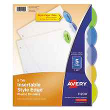 Load image into Gallery viewer, Avery Insertable Style Edge Tab Plastic Dividers