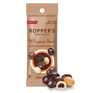 Koppers New York Espresso Beans 2 oz grab and go bag