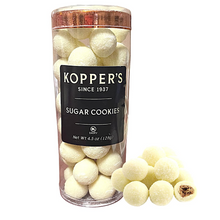 Load image into Gallery viewer, Koppers White Chocolate Sugar Cookies 4.5 oz tube