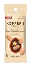 Load image into Gallery viewer, Koppers - Cocoa Dusted Almonds with Dark Chocolate