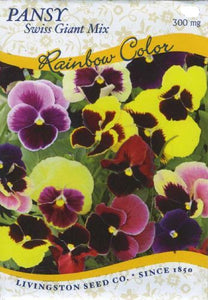 Livingston Seeds - Pansy Giant Swiss Mix