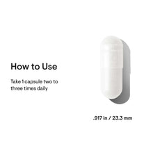 Load image into Gallery viewer, Thorne Acetyl-L-Carnitine daily usage directions