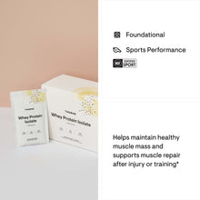 Load image into Gallery viewer, Thorne Whey Protein Vanilla Travel Packs Foundational