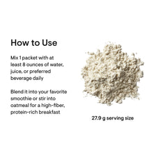 Load image into Gallery viewer, Thorne Whey Protein Vanilla Travel Packs How to Use