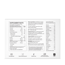 Load image into Gallery viewer, Thorne Whey Protein Vanilla Travel Packs Supplement and Ingredient Facts