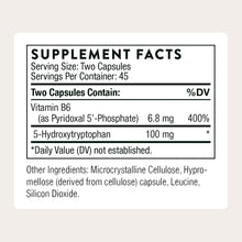 Load image into Gallery viewer, THORNE - 5-HTP  5-Hydroxytryptophan Supplement Facts