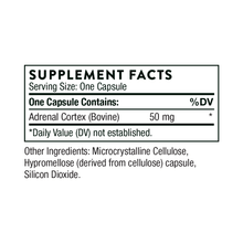 Load image into Gallery viewer, Thorne - Adrenal Cortex - supplement facts