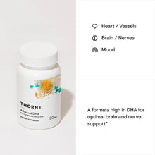 Load image into Gallery viewer, Thorne - Advanced DHA - for heart, brain and mood