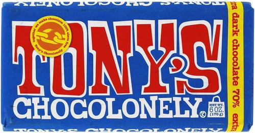 Tony's Chocolonely 70% Dark Chocolate Bar - 6.35 oz