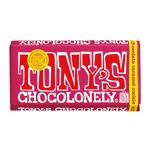 Tony's Chocolonely Milk Chocolate Caramel Cookie Bar 6.35 oz
