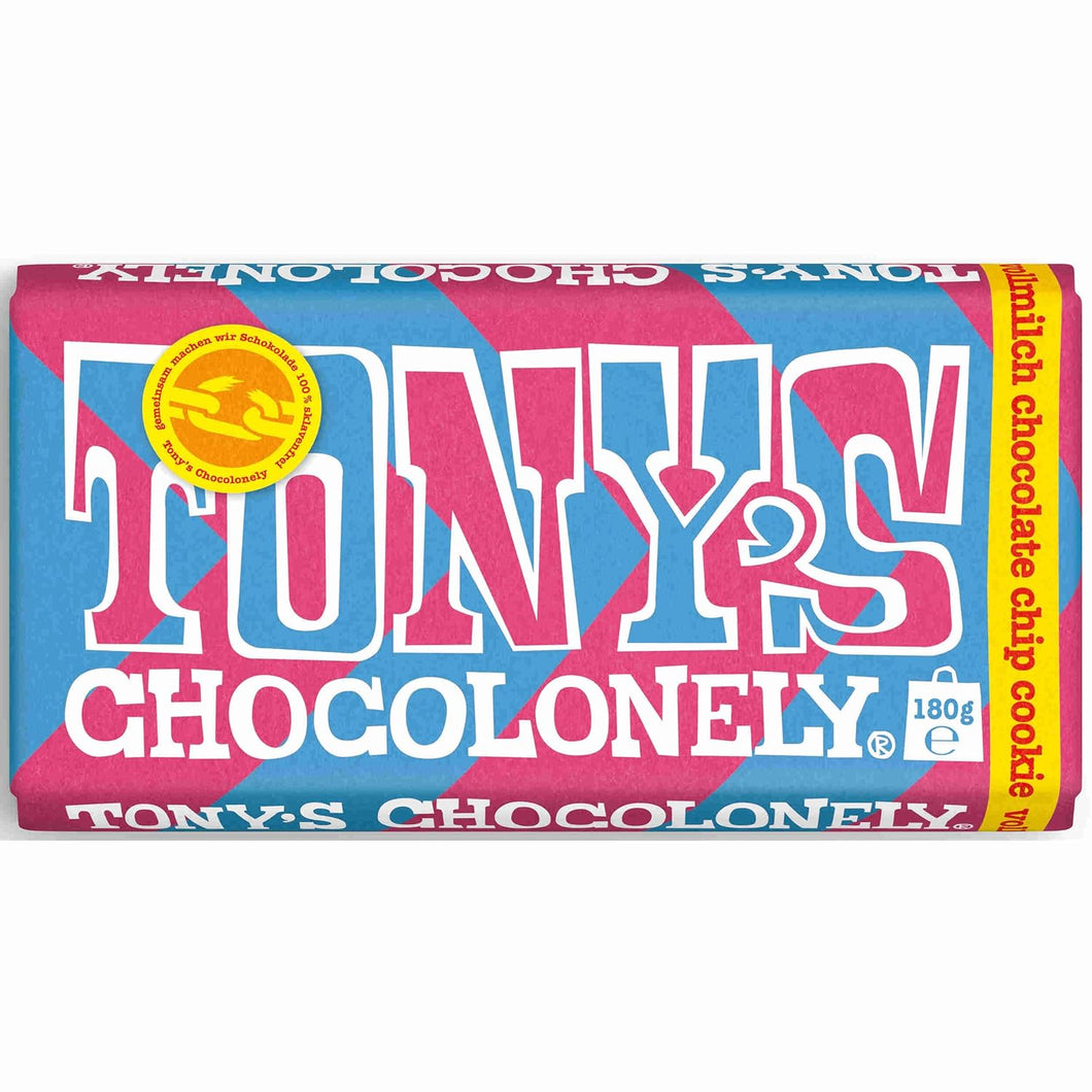 Tony's Chocolonely Milk Chocolate Chip Cookie Bar 6.35 oz
