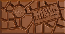 Load image into Gallery viewer, Tony&#39;s Chocolonely Milk Chocolate Everything Bar 6.35 oz Open