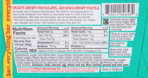 Tony's Chocolonely Milk Chocolate Everything Bar 6.35 oz Nutrition