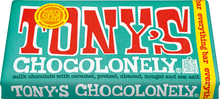 Load image into Gallery viewer, Tony&#39;s Chocolonely Milk Chocolate Everything Bar 6.35 oz Tilt