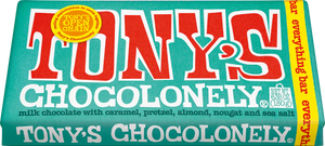 Tony's Chocolonely Milk Chocolate Everything Bar 6.35 oz Tilt