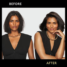 Load image into Gallery viewer, TRESemmé Travel Size Rich Moisture Hydrating Shampoo before and after