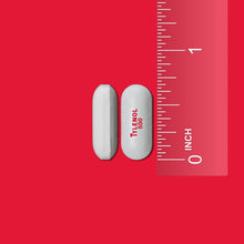 Load image into Gallery viewer, Tylenol Extra Strength Caplets with Acetaminophen, Travel Size caplet size