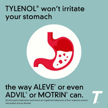 Load image into Gallery viewer, Tylenol Extra Strength Caplets with Acetaminophen gentle digestion