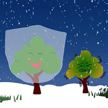 Load image into Gallery viewer, Agfabric Circular Plant Cover - Easy Frost Weather Animal Protection - 1.5 oz Fabric 84" x 84"
