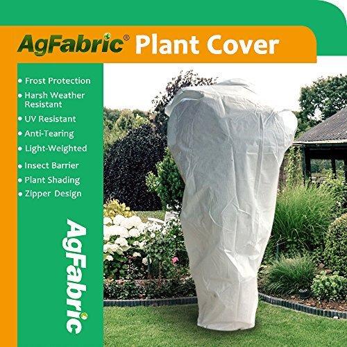 Agfabric Plant Cover Jacket with Zipper - 1.5 oz 120'' x 120
