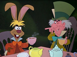 Cartoon - Alice in Wonderland tea party