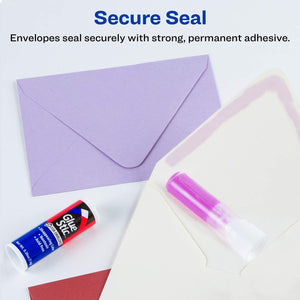Avery Glue Stic, Disappearing Purple, for Envelopes - 3 Pack