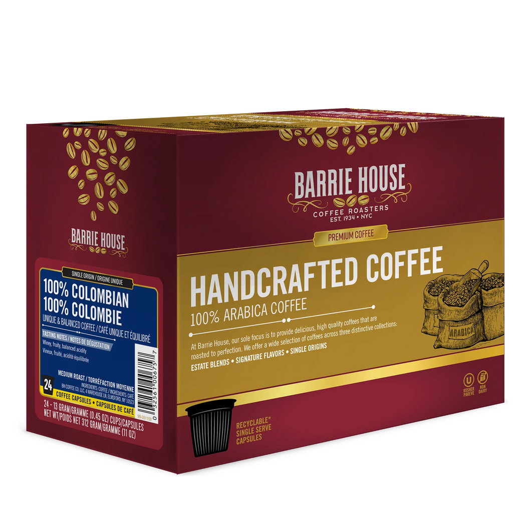 Barrie House 100% Colombian K-Cups - 24 Count