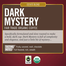 Load image into Gallery viewer, Barrie House Dark Mystery Ground Coffee Blend