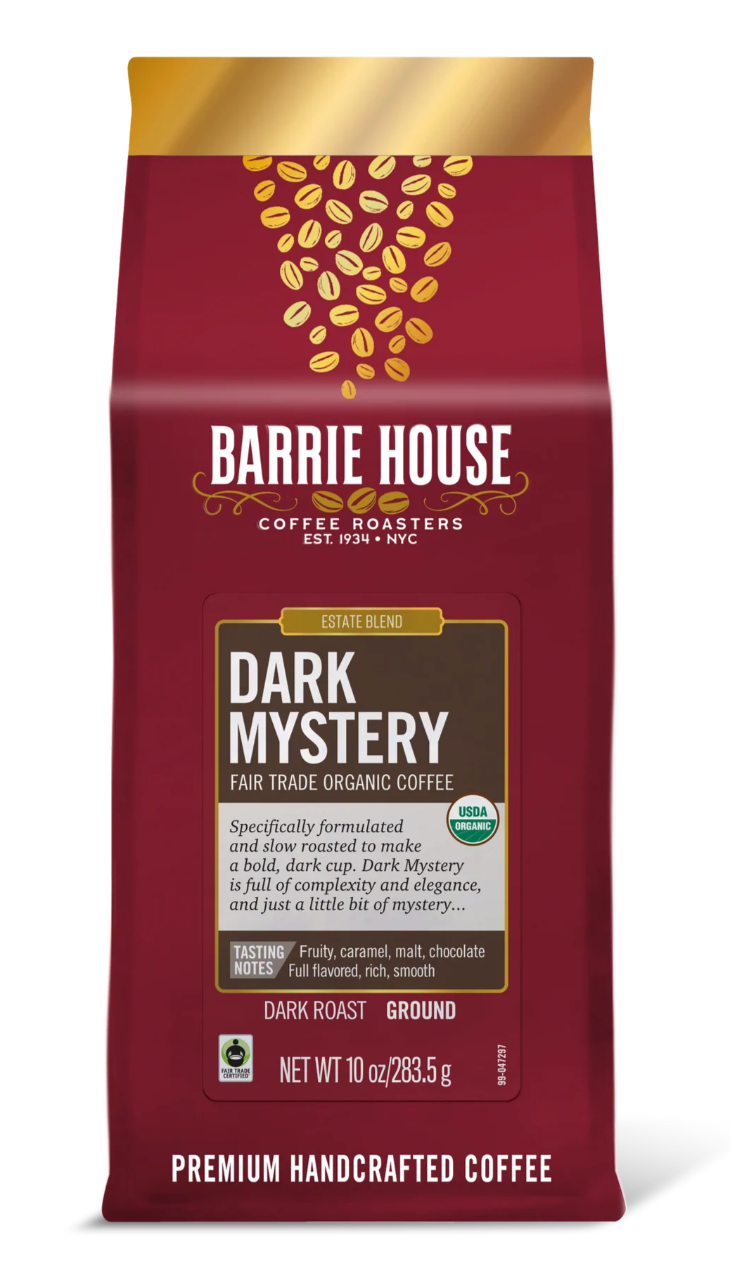 Barrie House Dark Mystery Ground Coffee 10 oz