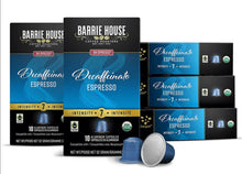 Load image into Gallery viewer, Barrie House Decaffeinato Espresso Nespresso 10 Capsules