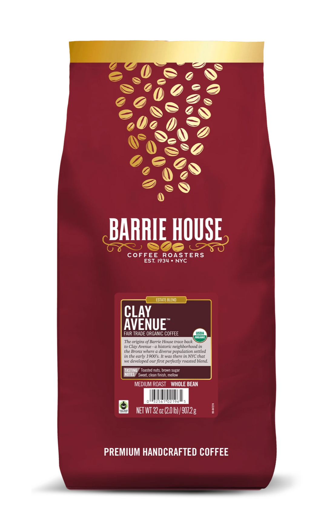 Barrie House Clay Avenue Whole Bean Coffee