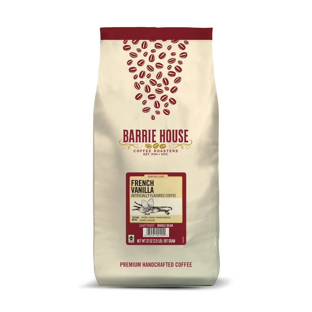 Barrie House French Vanilla FTO Whole Bean Coffee
