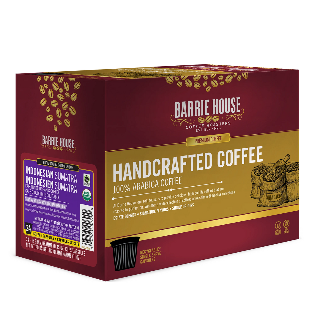Barrie House Indonesian Sumatra FTO K-Cup Coffee - 24 Count
