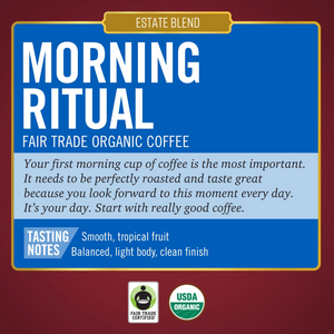 Barrie House Morning Ritual FTO Ground Coffee description